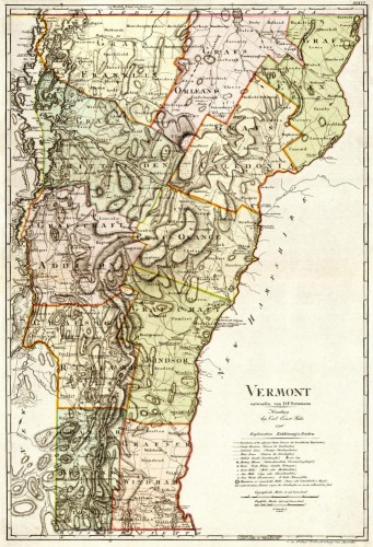 Vermont  Atlas, c1797