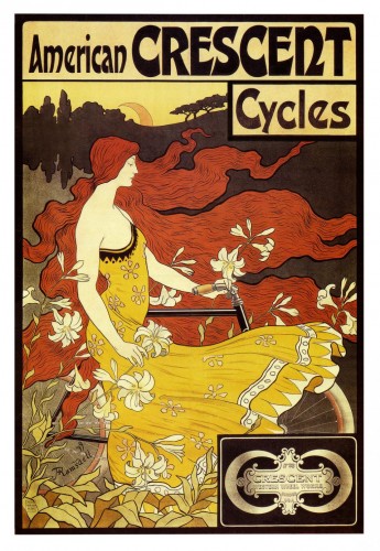 American Crescent Cycles by Ramsdell Advertising, c1899