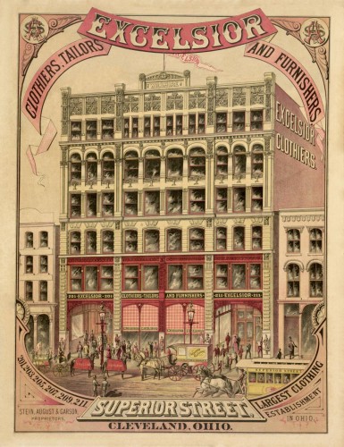 Excelsior: Clothiers, Tailors & Furnishers, c1880