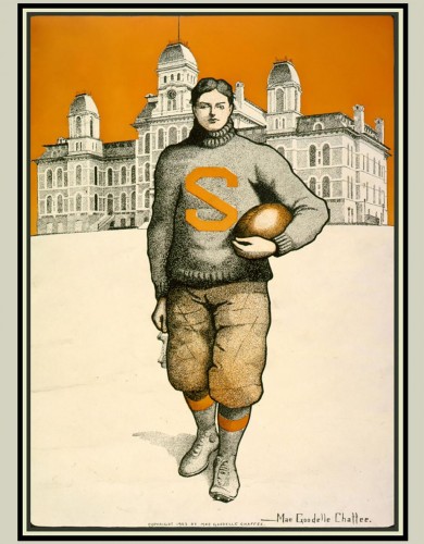 Syracuse University Football Player, c1903