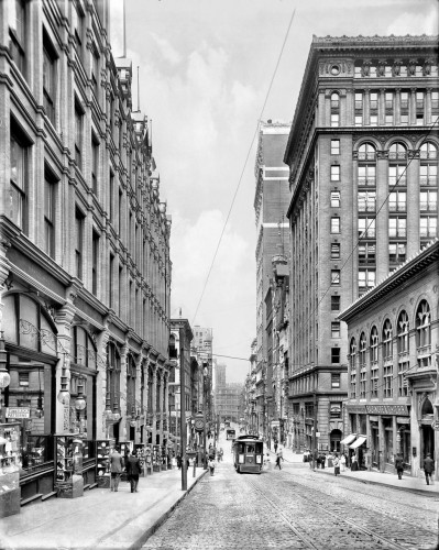 Looking North on Fifth Avenue, c1908