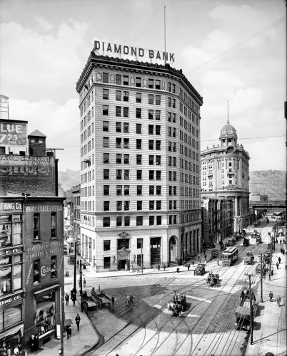 Diamond Bank Building on Liberty Avenue, c1904