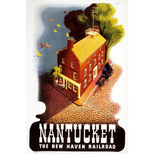 Nantucket Railroad Poster, c1940