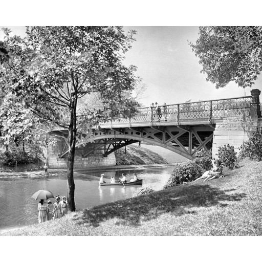 The Bridge in Lincoln Park, c1905