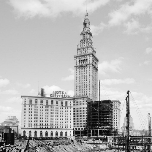 Terminal Tower Construction, c1930