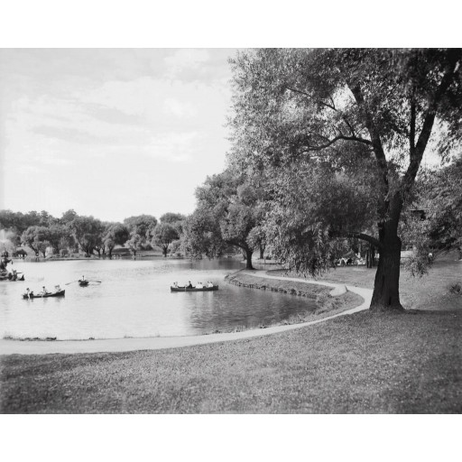 The Lake at Wade Park, c1905