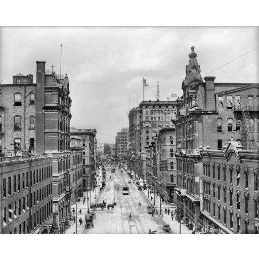 Griswold Street from Above, c1906