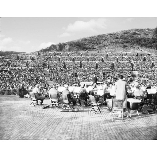 Orchestra in the Hollywood Bowl, c1920