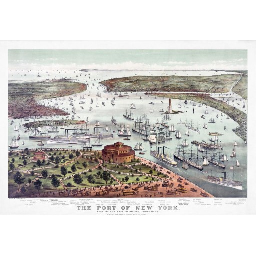 The Port of New York, c1892