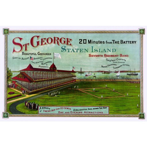St. George Grounds on Staten Island, c1886