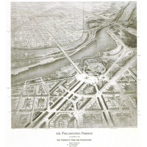 The Philadelphia Parkway Plan, c1908