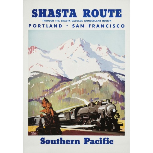 Shasta Route: Portland to San Francisco, c1950