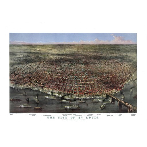 The City of St. Louis, c1874