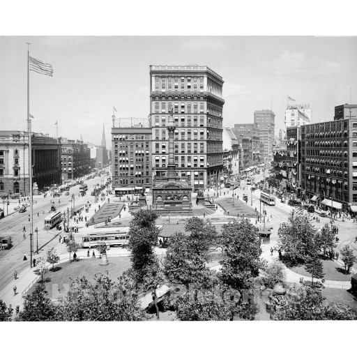 Cleveland, Ohio, Public Square, c1915
