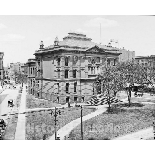 Detroit, Michigan, The Public Library, c1906