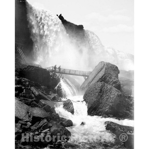 Niagara Falls, New York, The Rock of Ages, c1900
