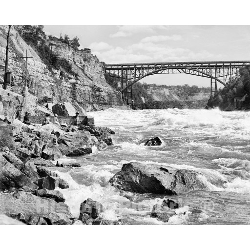Niagara Falls, New York, Whirlpool Rapids, c1907