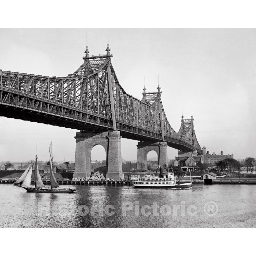 New York City, New York, The Queensboro Bridge, c1915