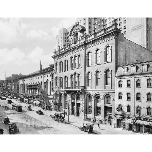 New York City, New York, Outside Tammany Hall, c1914