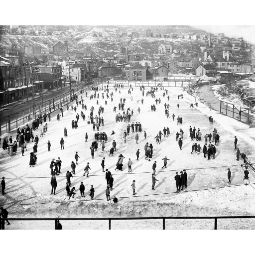 Pittsburgh, Pennsylvania, Ice Rink at Wabash Park, c1917