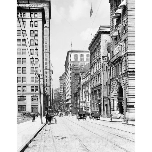 Pittsburgh, Pennsylvania, Looking Down Sixth Avenue, c1915