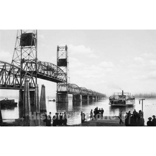 Portland, Oregon, The Pacific Highway Interstate Bridge, c1917
