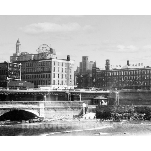 Rochester, New York, The Broad Street Bridge, c1930