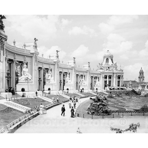St. Louis, Missouri, Colonnade of States, c1904