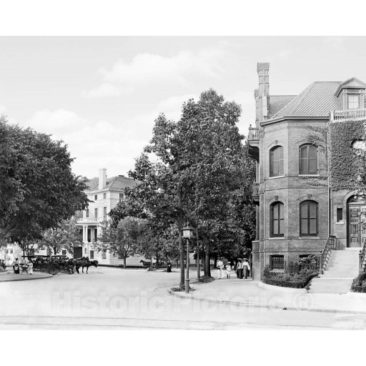 Washington, DC, Dupont Circle at New Hampshire Avenue, c1903