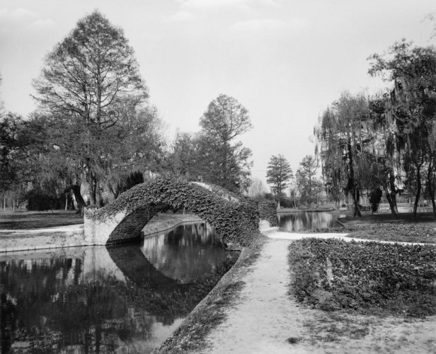Bridge Over The Canal, City Park, c1910