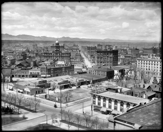 A View of Denver from the State Capitol, c1911
