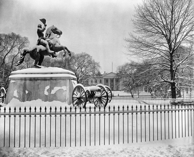 Snow at the White House, c1939