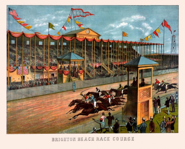 Brighton Beach Race Course, c1887