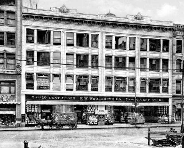 F.W. Woolworth Company, Main Street, c1900