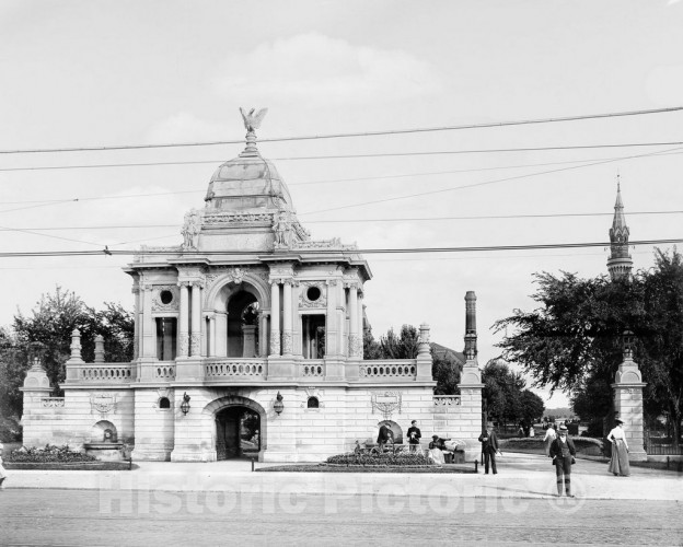 Detroit, Michigan, Hurlbut Memorial Gate, c1895, c1895