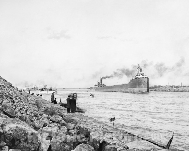 Detroit, Michigan, Livingstone Channel Opening Day, c1912