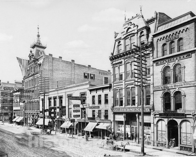 Milwaukee, Wisconsin, East Water Street, c1925