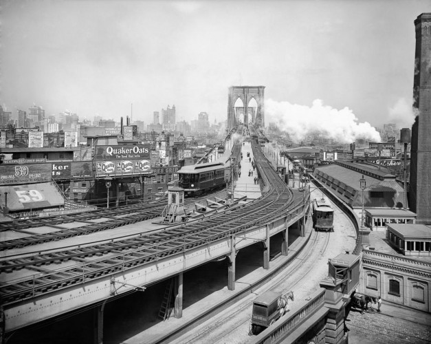 The Brooklyn Bridge Terminal, c1903