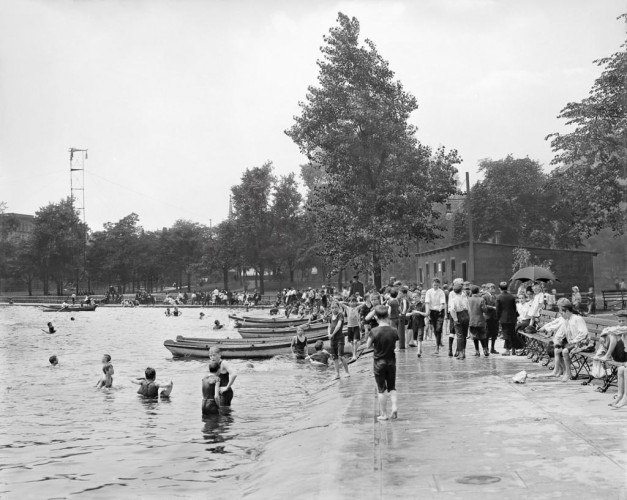 Lake Elizabeth, West Park, c1907