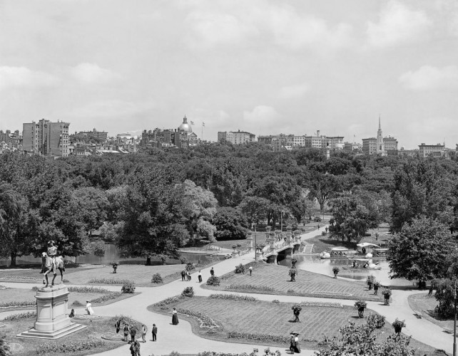 The Boston Public Gardens, c1906