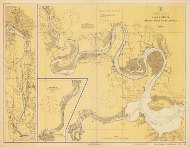 James River: Jordan Point To Richmond, c1925