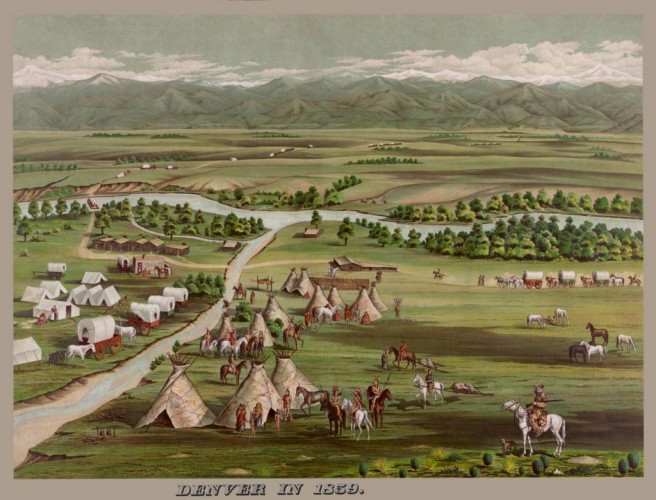 Denver in 1859, c1891