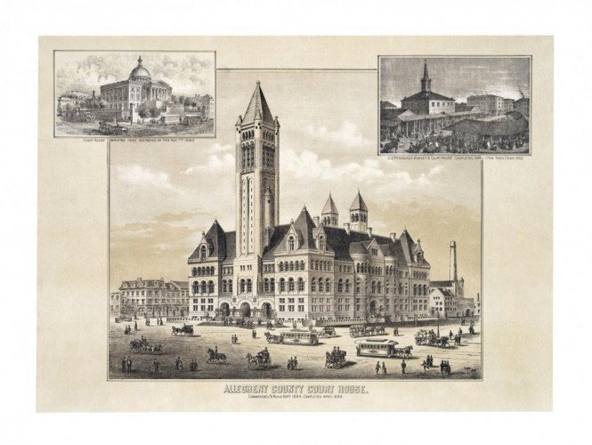 Allegheny County Court House, c1888