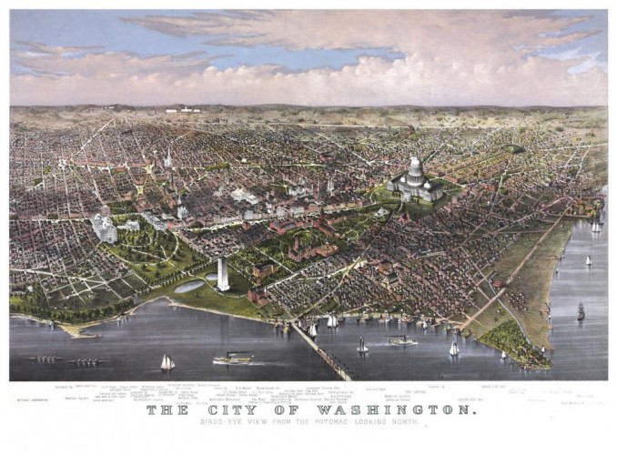 Washington from the Potomac, c1880