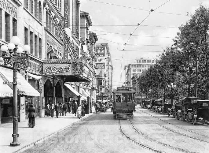 Los Angeles, California, Downtown Fifth Street, c1910