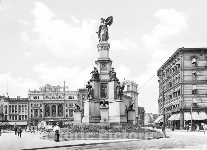 Detroit, Michigan, Michigan Soldiers� and Sailors� Monument, c1903