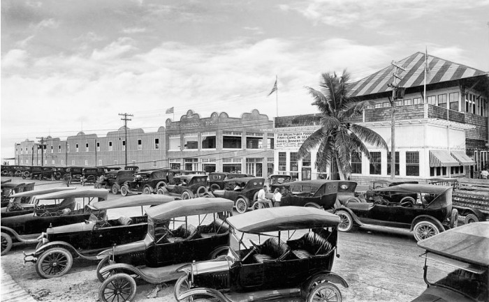 Parking Outside Smith’s Casino, c1922