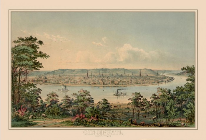 Cincinnati as viewed from Covington, Kentucky