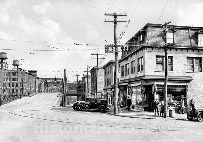 Connecticut, Bridge Street, Shelton, c1915