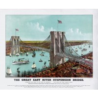 The Great East River Suspension Bridge, c1890